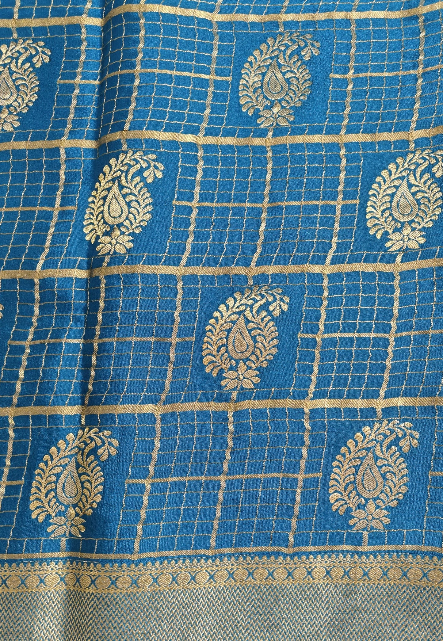 Timeless Grids - Pure Checkered Crepe Sarees