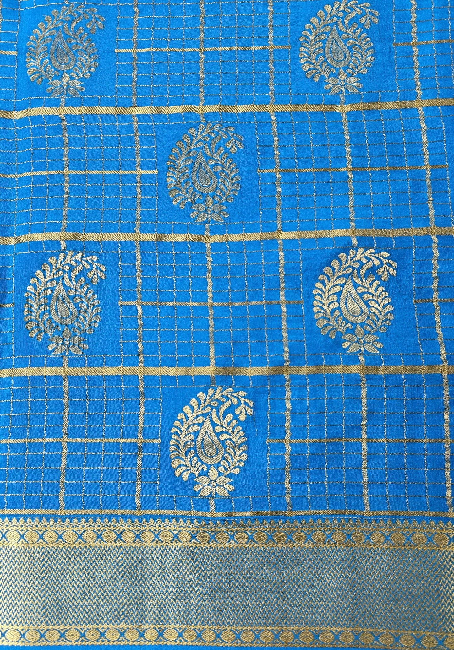 Timeless Grids - Pure Checkered Crepe Sarees