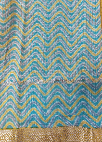 Waves & Weaves - Printed Saree