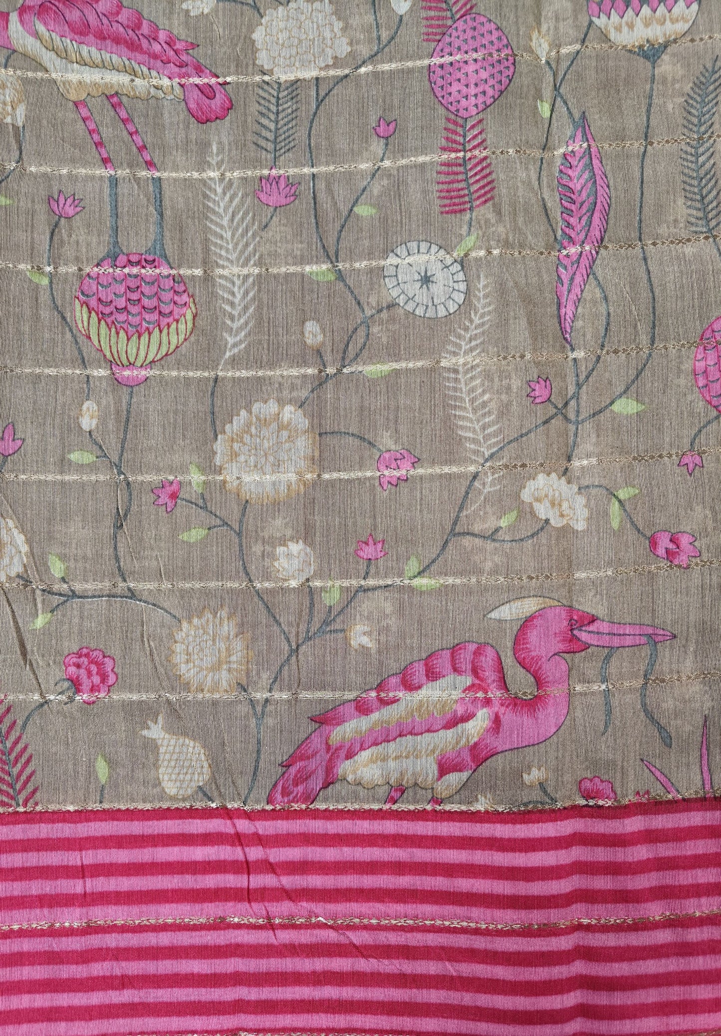 Nature’s Rhythm - Printed saree