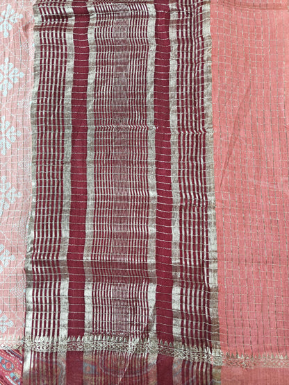 Earthy Fusion - Printed Saree