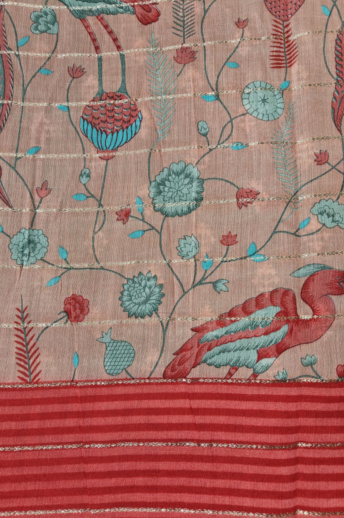 Nature’s Rhythm - Printed saree