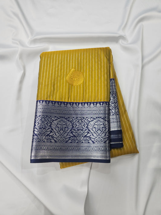 Threads of Radiance - Kancheevaram semi-silk saree