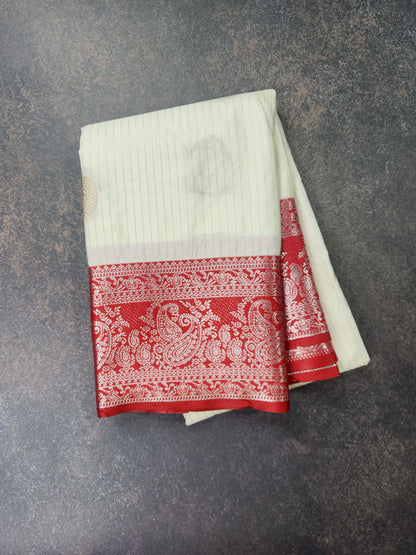 Threads of Radiance - Kancheevaram semi-silk saree