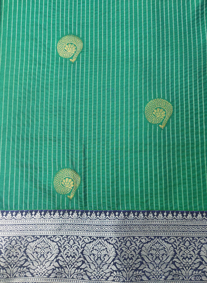 Threads of Radiance - Kancheevaram semi-silk saree