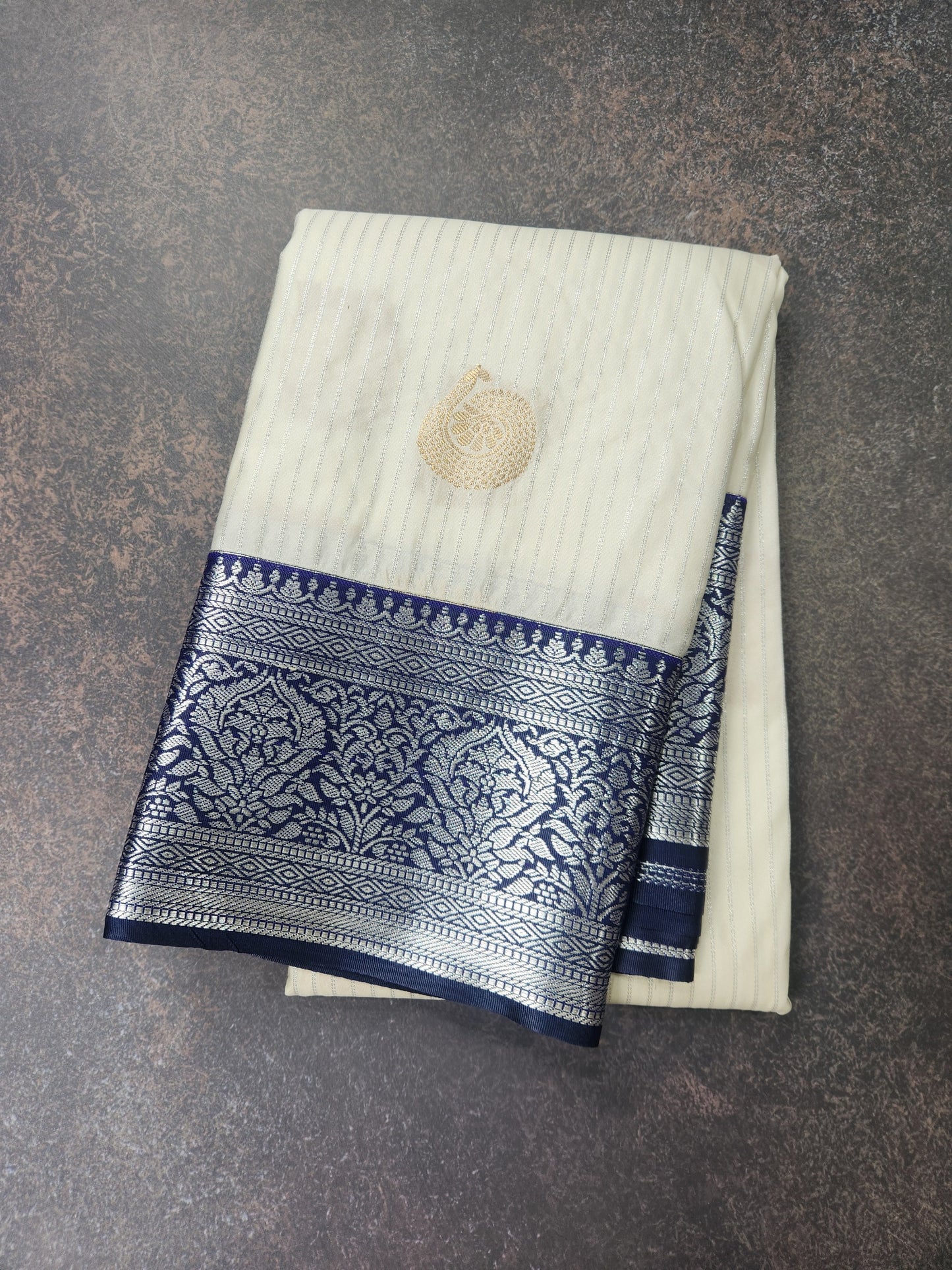 Threads of Radiance - Kancheevaram semi-silk saree