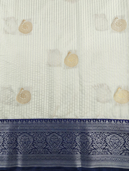 Threads of Radiance - Kancheevaram semi-silk saree