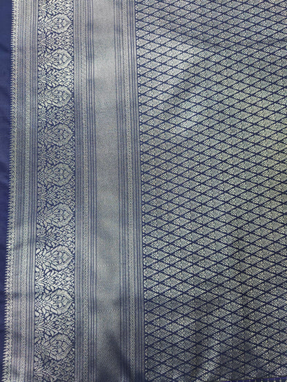 Threads of Radiance - Kancheevaram semi-silk saree