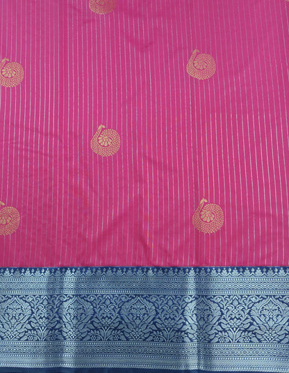 Threads of Radiance - Kancheevaram semi-silk saree