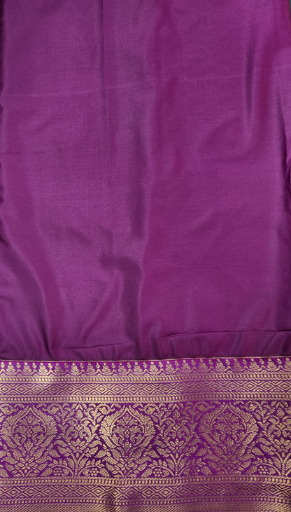 Opulent Stripes - Kancheevaram semi-silk saree