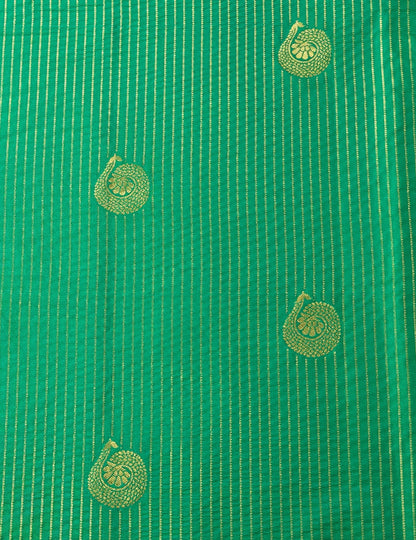Opulent Stripes - Kancheevaram semi-silk saree