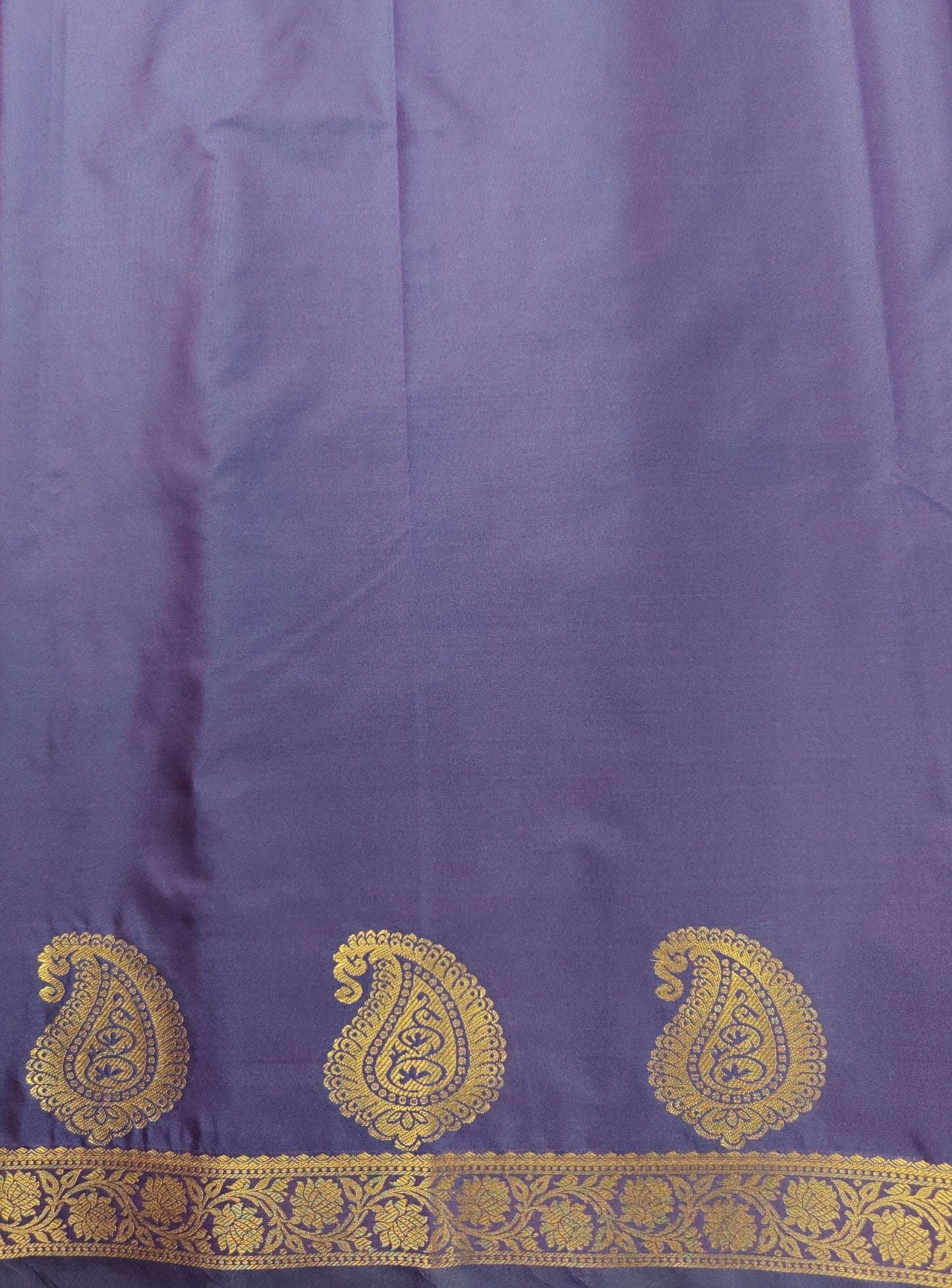 Paisley & Motifs - Kancheevaram semi-silk saree