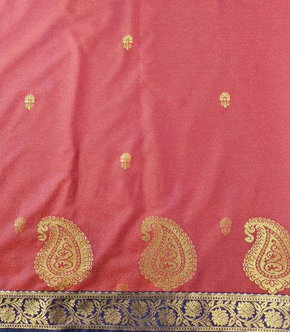 Paisley & Motifs - Kancheevaram semi-silk saree