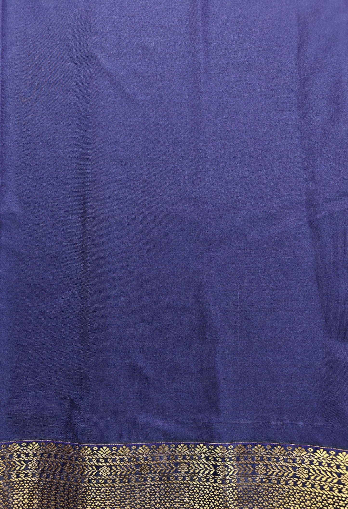Kancheevaram semi silk saree with golden brocades