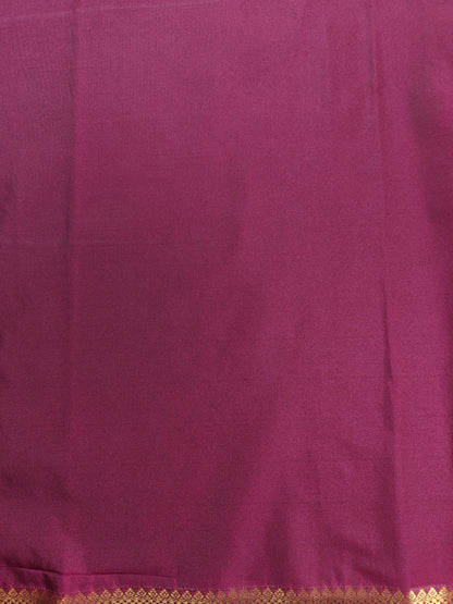 Loomed Weave - Kancheevaram semi-silk saree