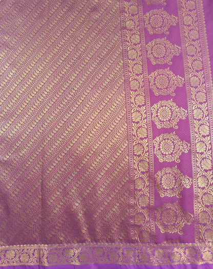 Kancheevaram semi-silk saree