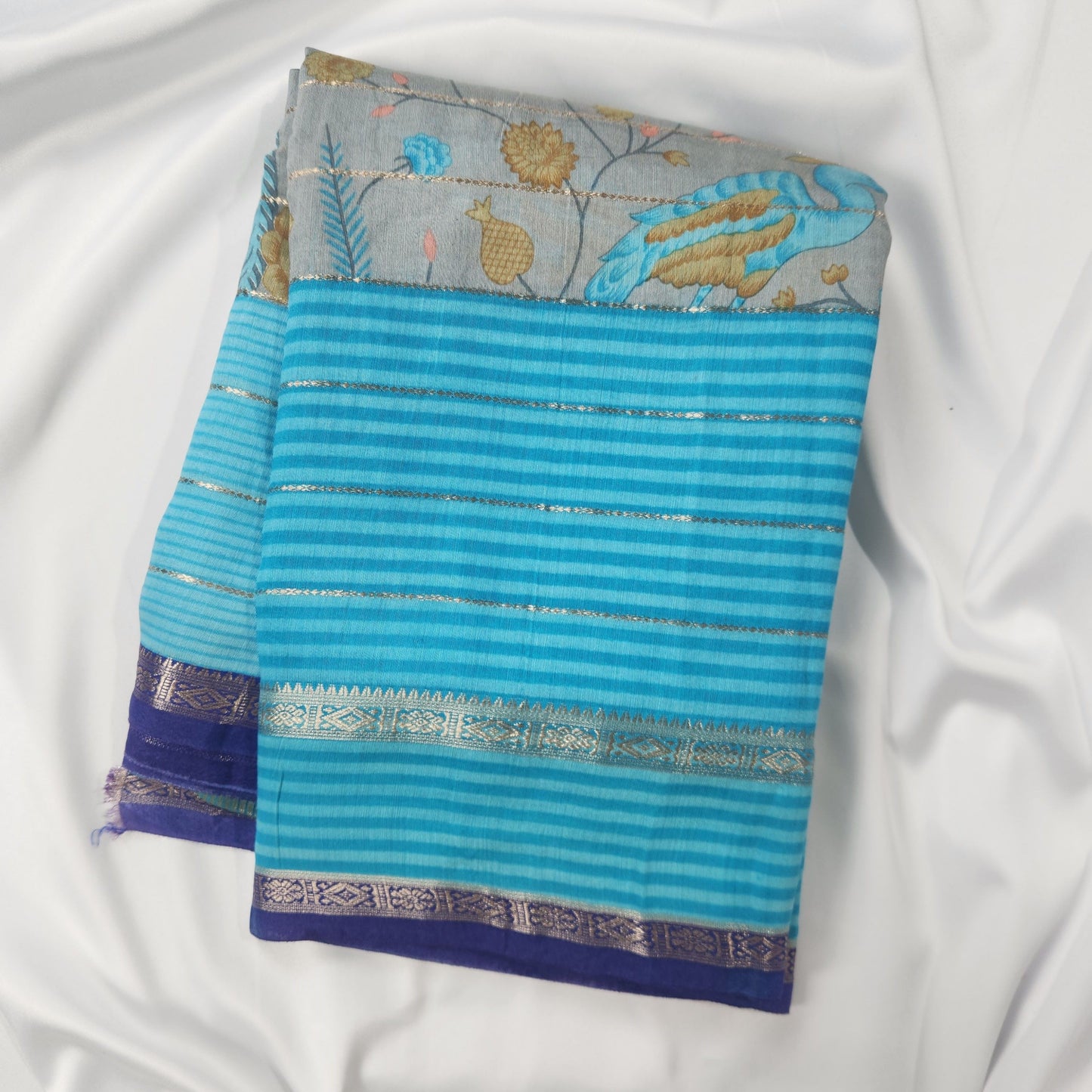 Nature’s Rhythm - Printed saree