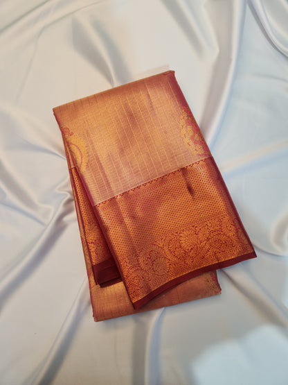 Kancheevaram semi-silk tissue saree