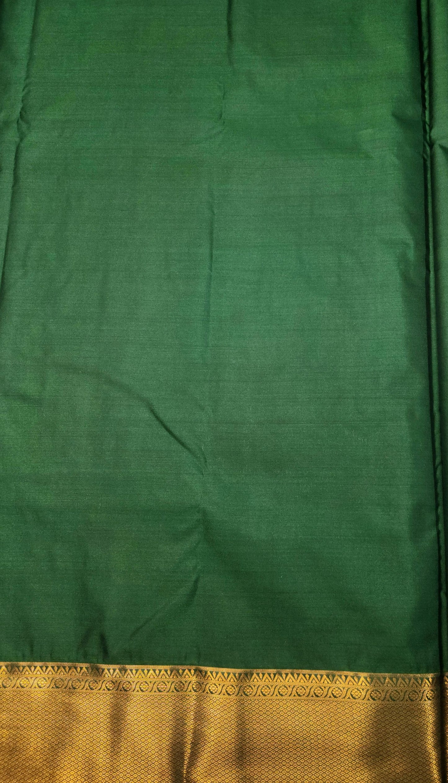 Peacock Symphony -  Kancheevaram semi-silk