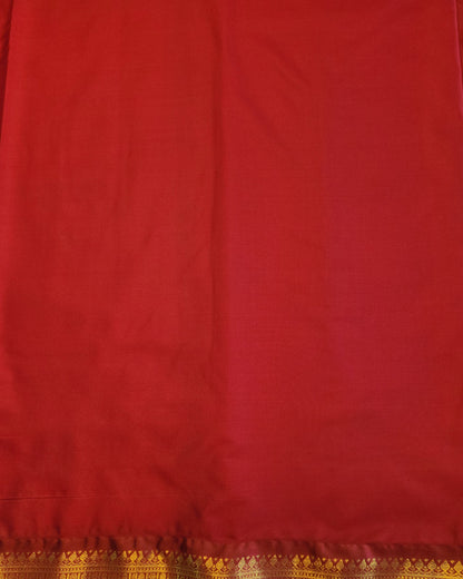 Kancheevaram semi silk brocade saree
