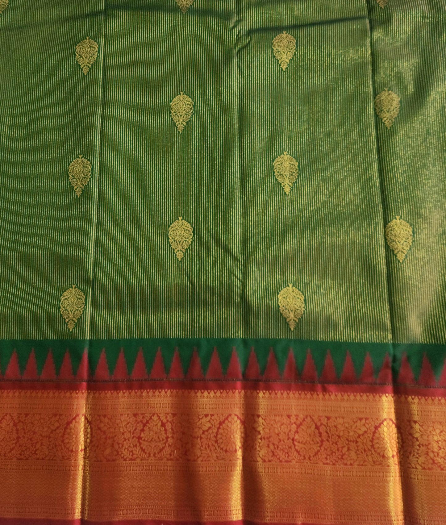 Kancheevaram semi silk brocade saree