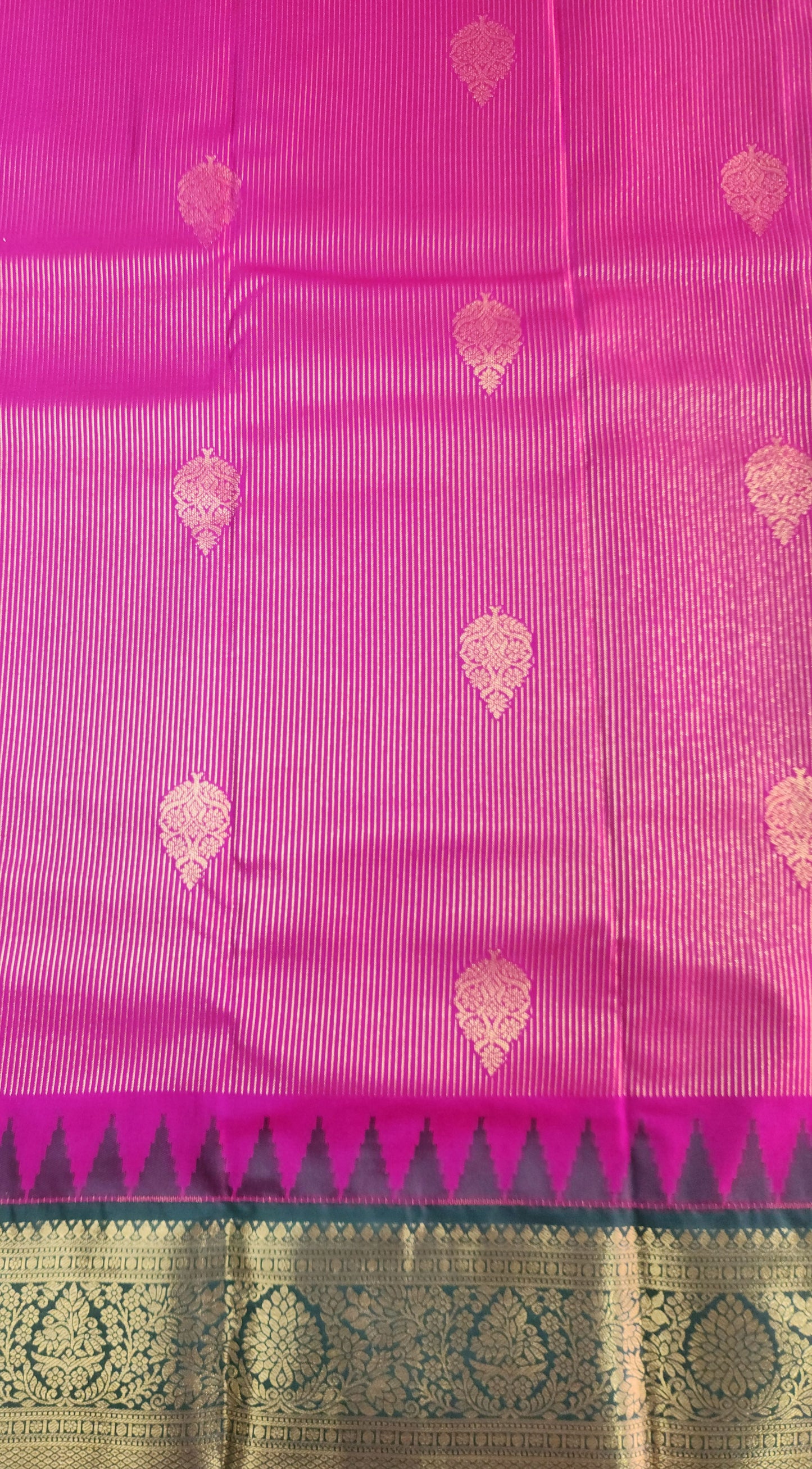 Kancheevaram semi silk brocade saree
