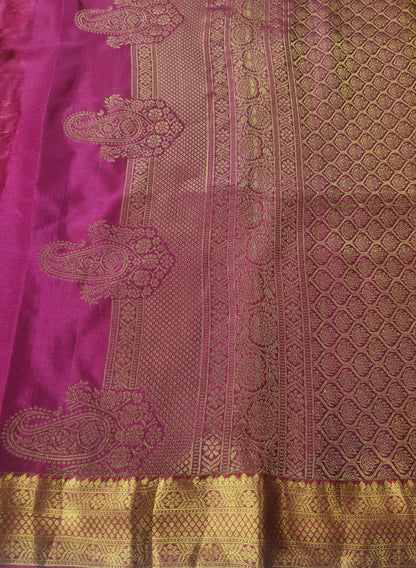 Heritage Grace - Kancheevaram semi-silk saree