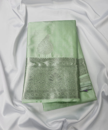 Timeless Paisley - Kancheevaram  semi-silk saree