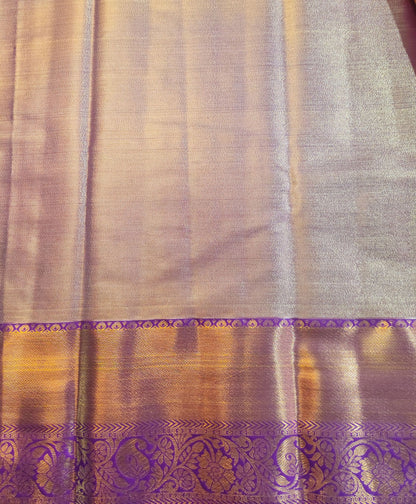 Kancheevaram semi-silk tissue saree