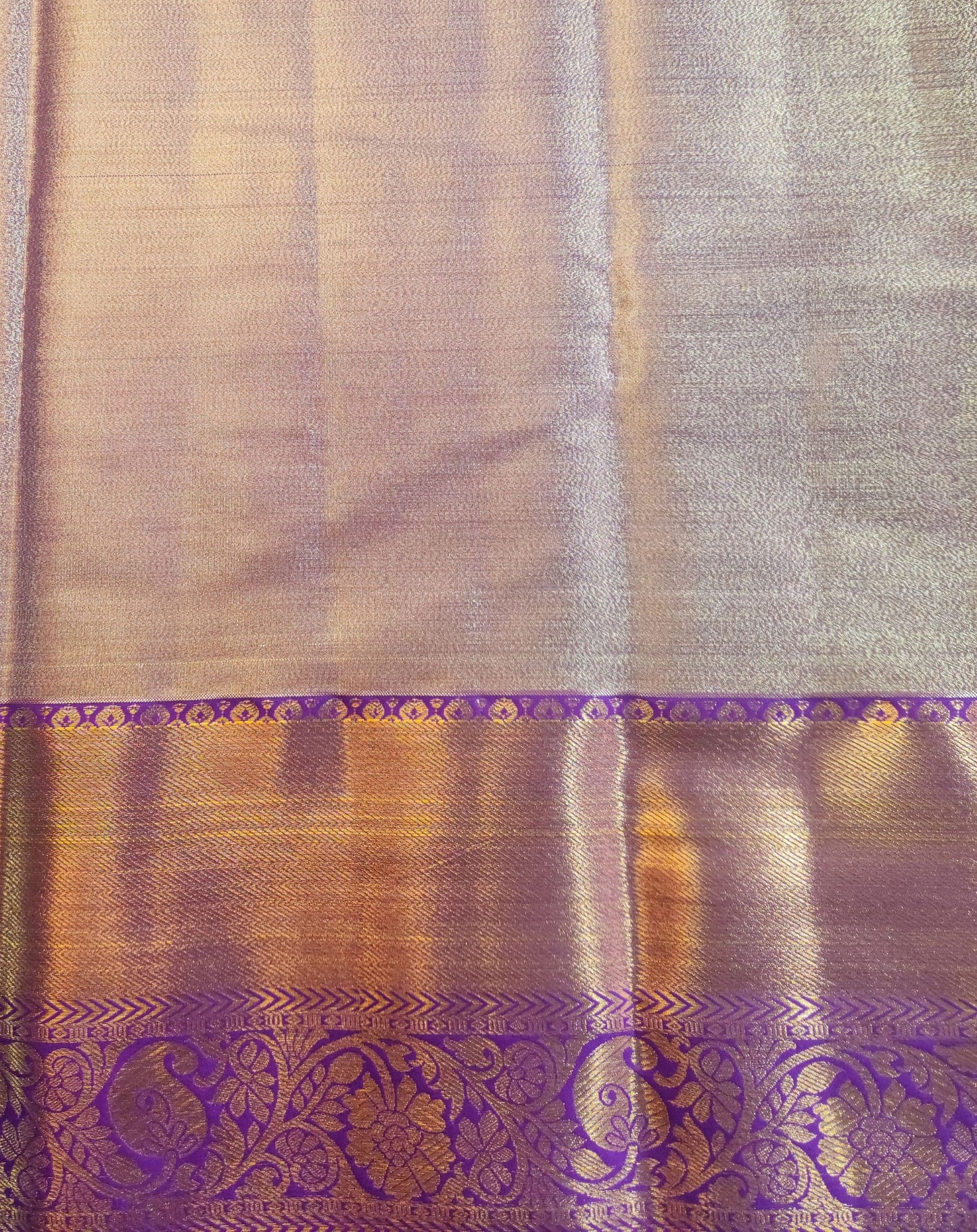 Kancheevaram semi-silk tissue saree