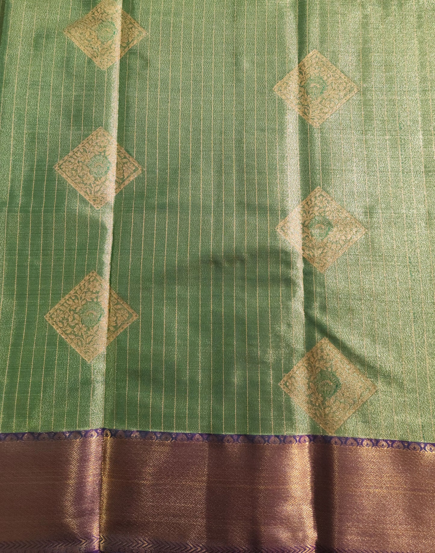 Kancheevaram semi-silk tissue saree