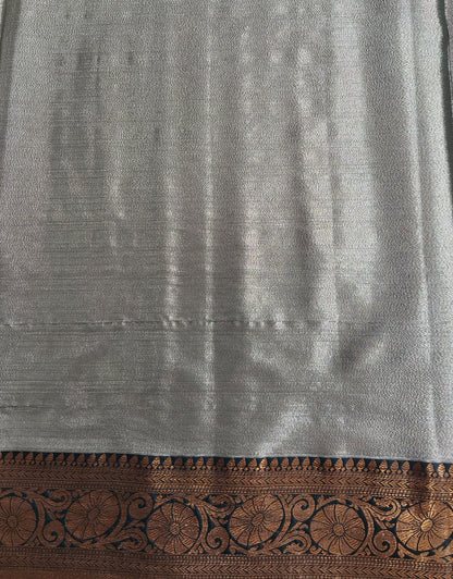 Kancheevaram semi-silk tissue saree
