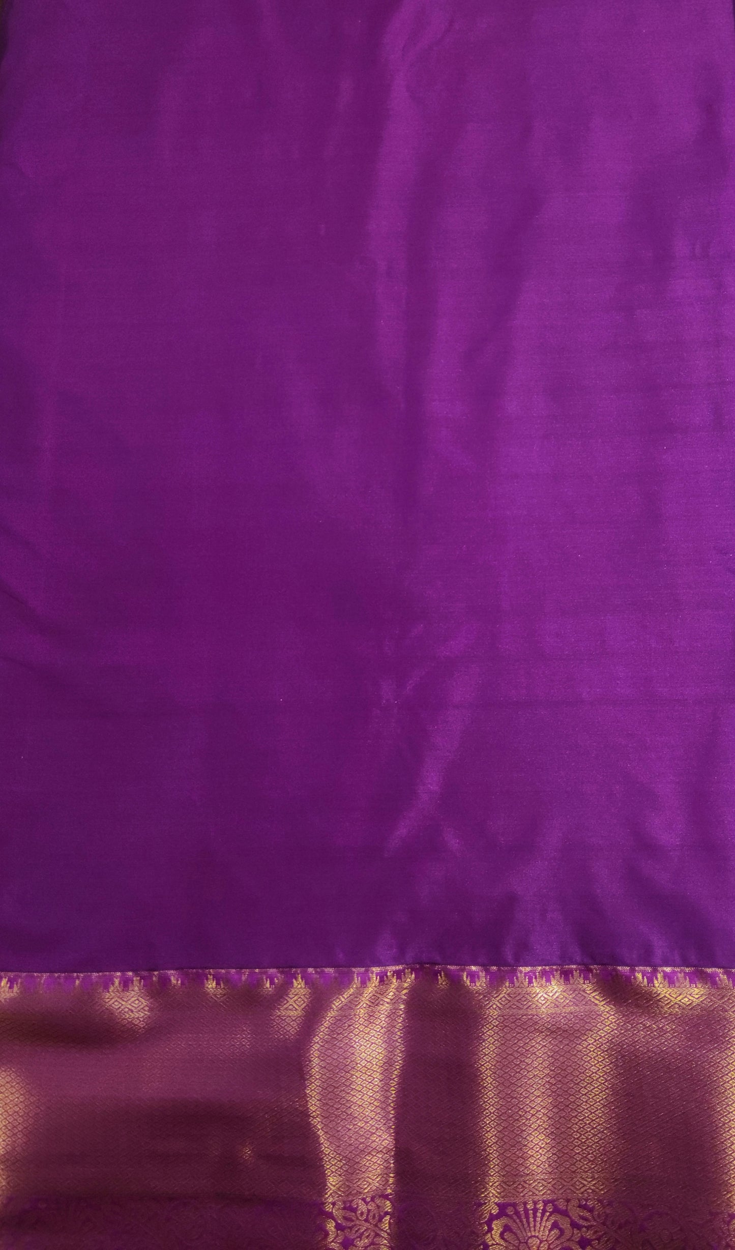 Peacock Symphony -  Kancheevaram semi-silk