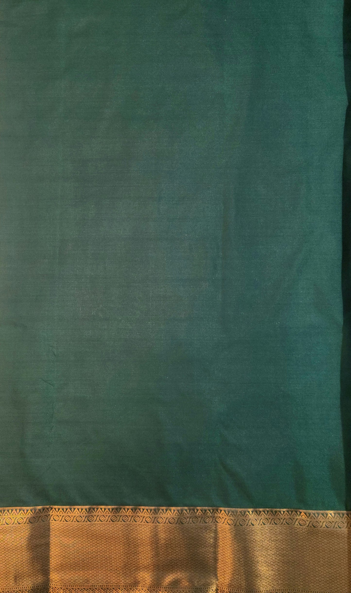 Peacock Symphony -  Kancheevaram semi-silk