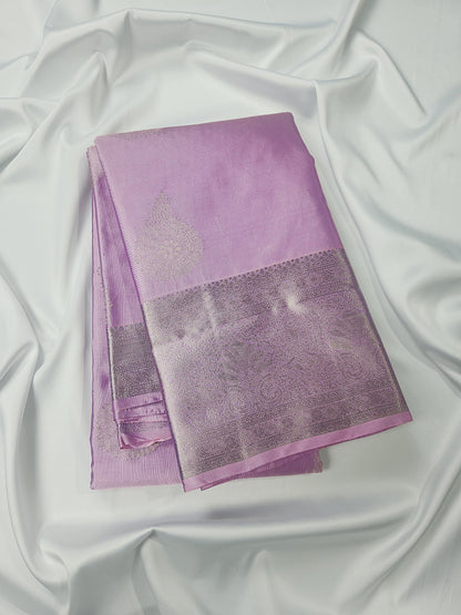 Timeless Paisley - Kancheevaram  semi-silk saree