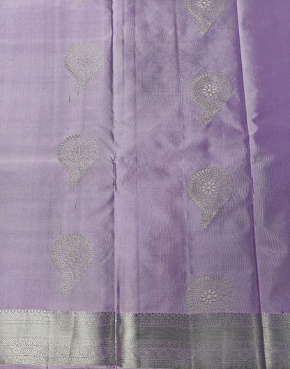 Timeless Paisley - Kancheevaram  semi-silk saree
