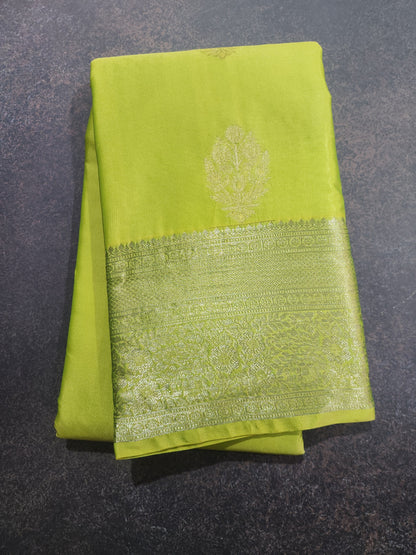 Timeless Paisley - Kancheevaram  semi-silk saree