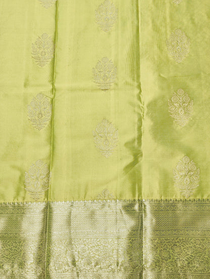 Timeless Paisley - Kancheevaram  semi-silk saree