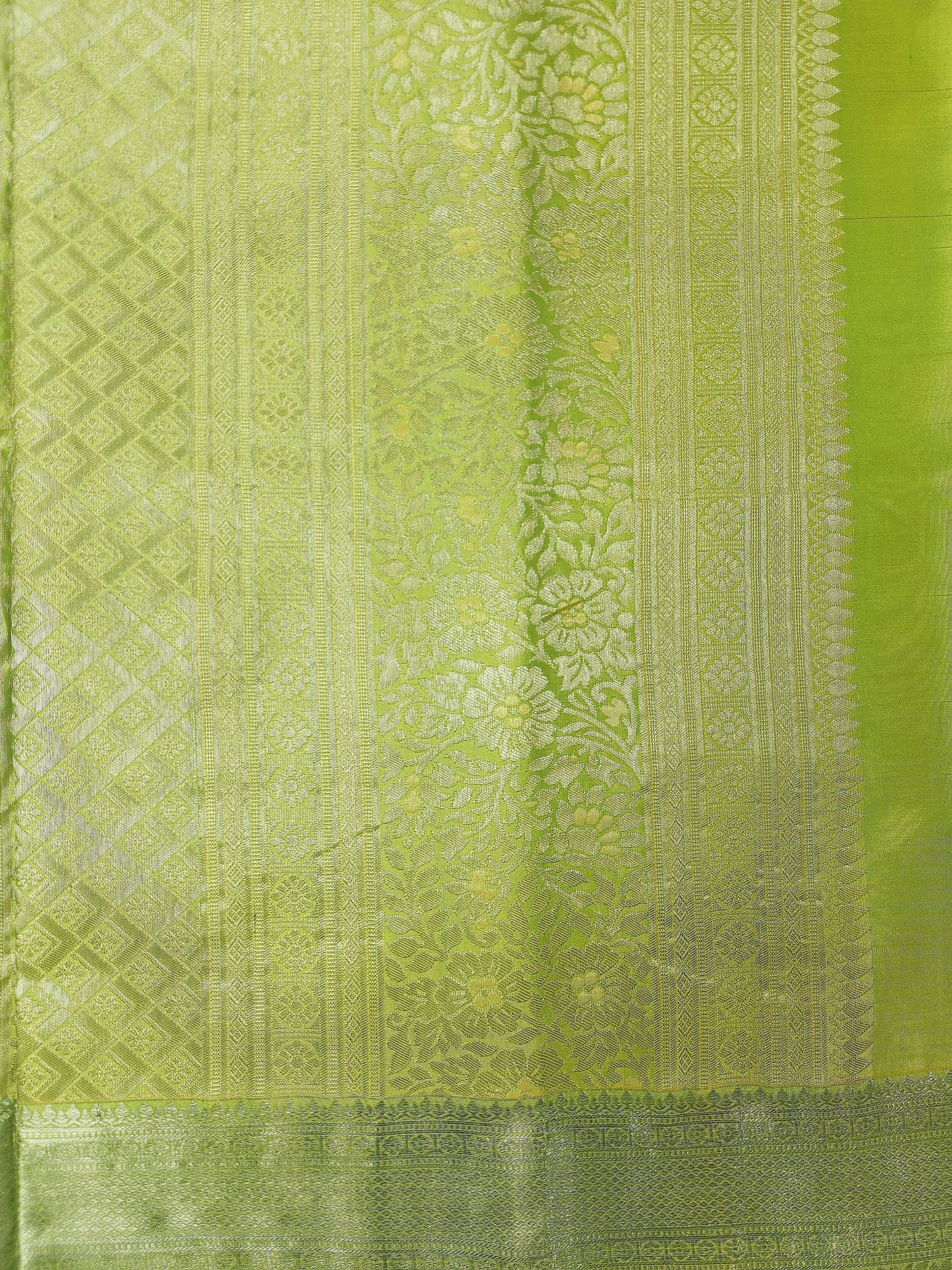 Timeless Paisley - Kancheevaram  semi-silk saree