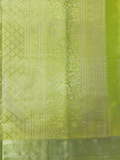 Timeless Paisley - Kancheevaram  semi-silk saree