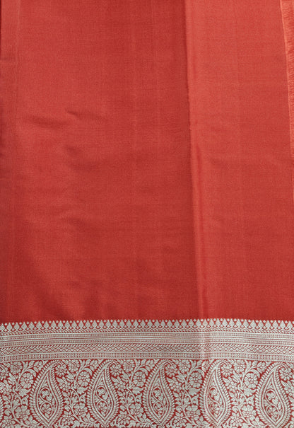 Elegance in Paisley - Kancheevaram semi-silk saree