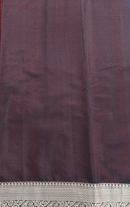 Elegance in Paisley - Kancheevaram semi-silk saree