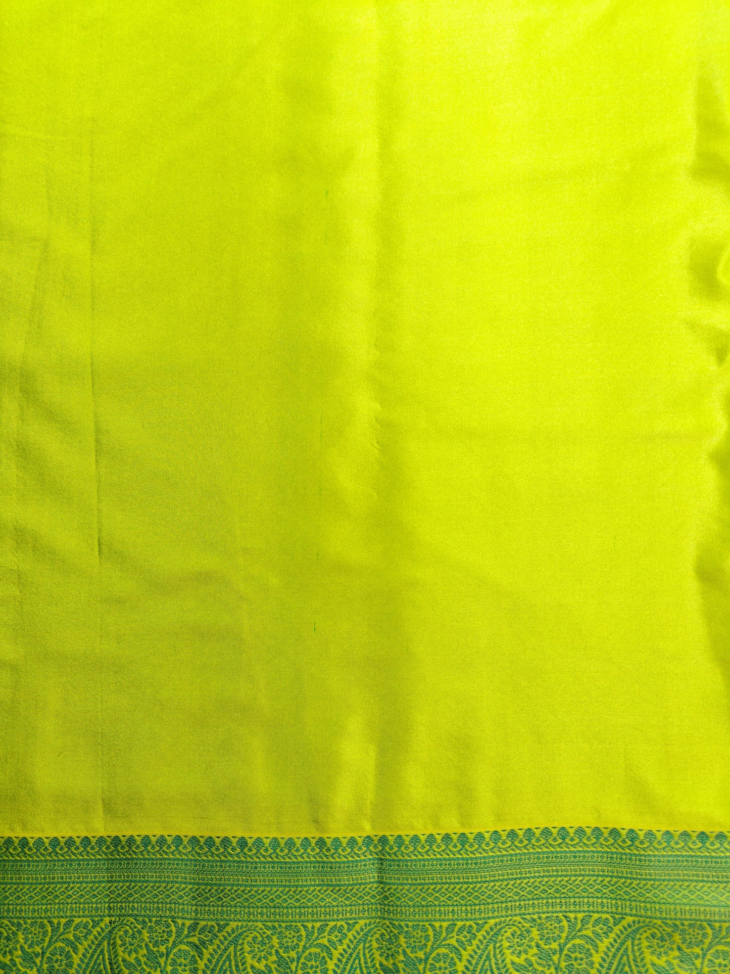 Elegance in Paisley - Kancheevaram semi-silk saree