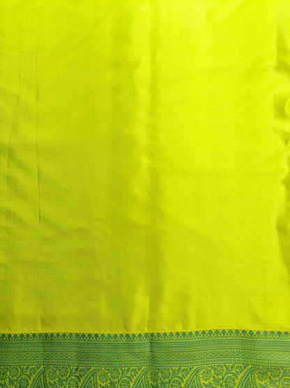 Elegance in Paisley - Kancheevaram semi-silk saree
