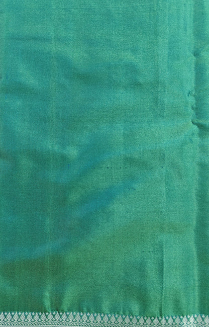 Elegance in Paisley - Kancheevaram semi-silk saree