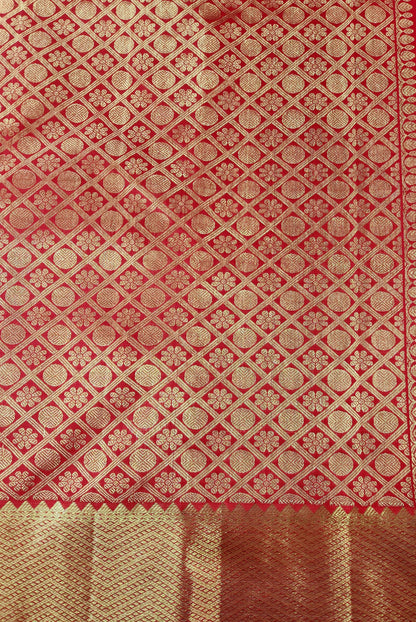 Handwoven Pure Silk Saree with vertical stripes