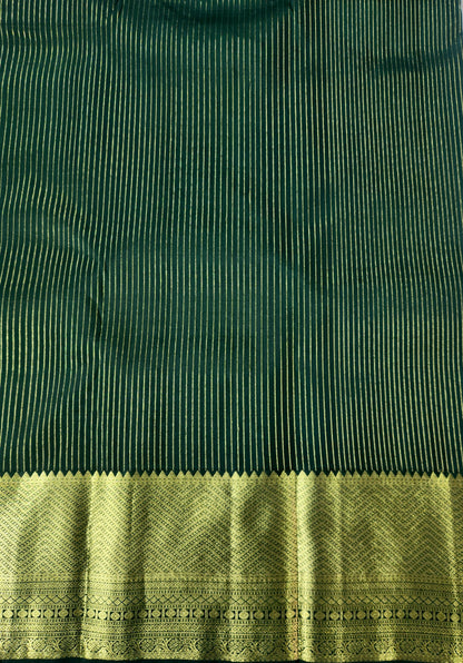 Handwoven Pure Silk Saree with vertical stripes