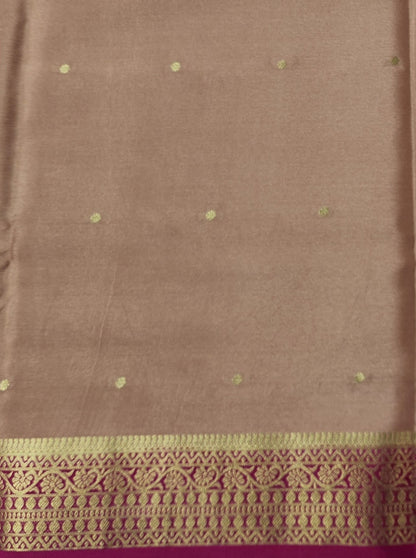Pure Crepe Saree with small  motifs