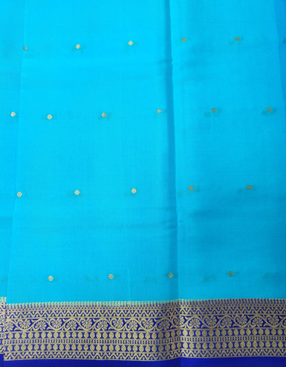 Pure Crepe Saree with small  motifs