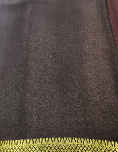 Pure Crepe saree with Bentex border